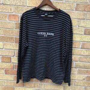 Striped Guess Shirt Places + Faces XL